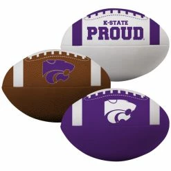 Rawlings Discount ● NCAA Kansas State Wildcats 3 Softee Football Set
