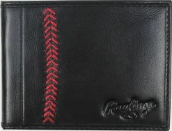 Rawlings Discount ● Baseball Stitch Bi-Fold Wallet