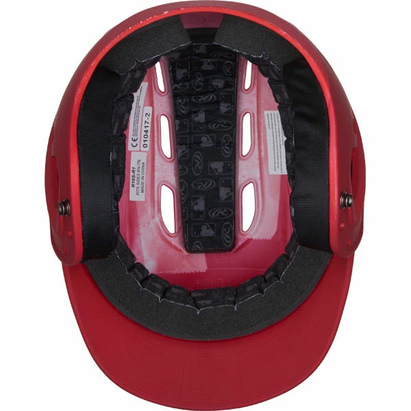 Rawlings Velo Junior Carbon Fiber Batting Helmet - Image 3