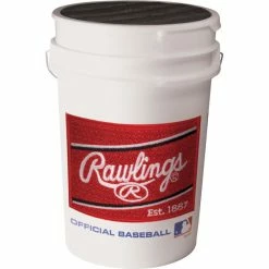 Rawlings Bucket Of ROLB1X Practice Baseballs (30 EA Balls)