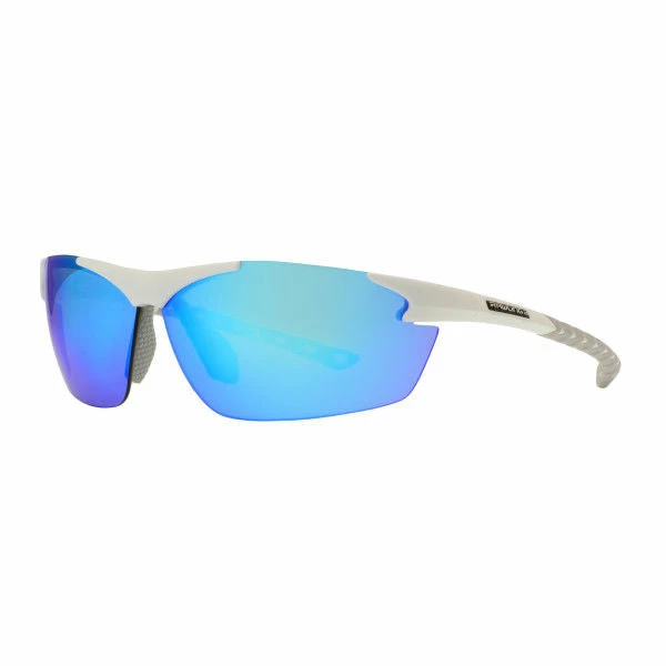Rawlings Pro Preferred Adult Sunglasses - White Frame, Smoke/Blue Lens